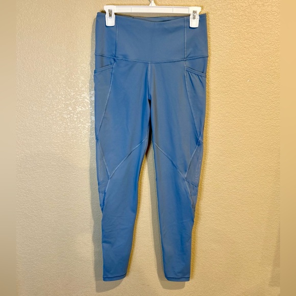 Victoria's Secret Pants - Victoria's Secret Sport Knockout Blue High Rise Leggings Pockets Size M